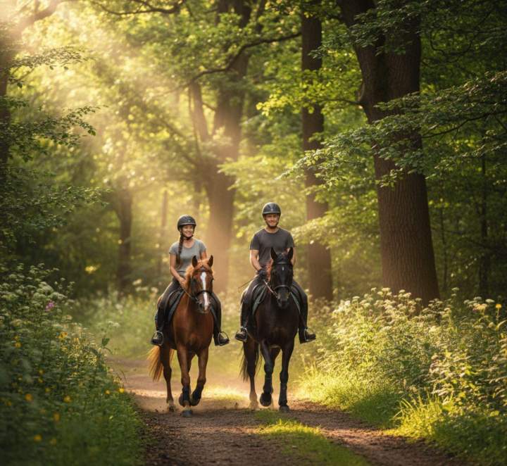 <p>Balade à cheval, Bordeaux</p>
