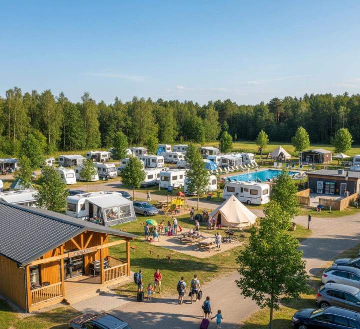 Emplacement camping, Agen