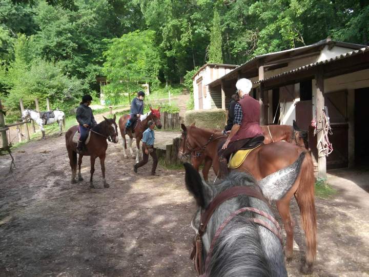 Randonnées à cheval en groupe Lot-et-Garonne